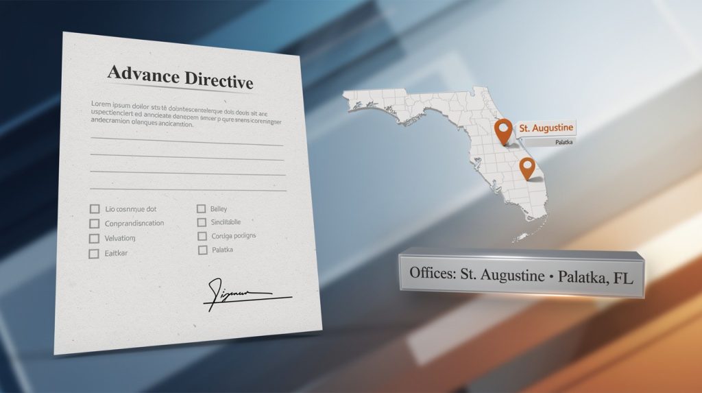 Advance Directive Florida: What It Is and Why It Matters - Offices located in St. Augustine and Palatka, Fl.
