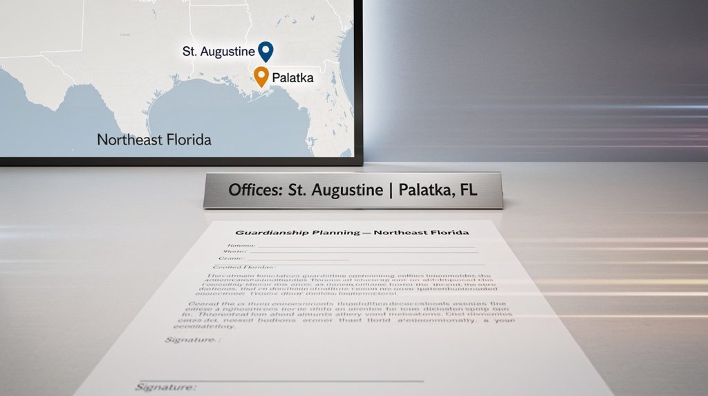 Guardianship Planning Northeast Florida: Securing Guardians to Protect Your Family - Offices located in St. Augustine and Palatka, Fl.