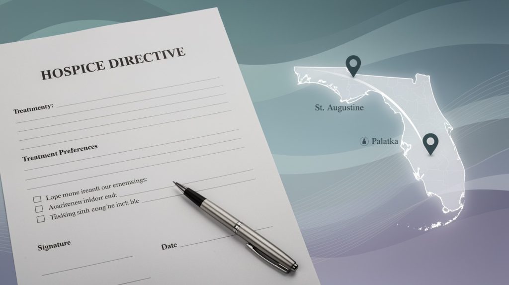 Hospice Directive Florida: Aligning End-of-Life Care and Wishes - Offices located in St. Augustine and Palatka, Fl.