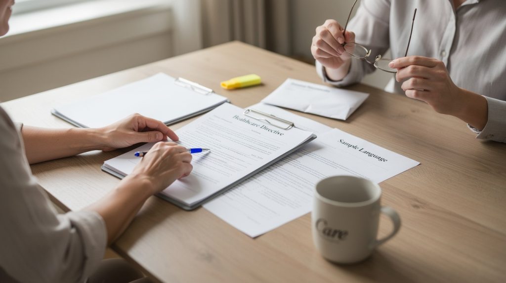 Sample Healthcare Directive Language: Clarity in Your Care Preferences